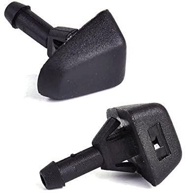 2X For Volvo S40 S80 XC90 Windshield Wiper Jet Washer Nozzle Fan Shaped Water Spray