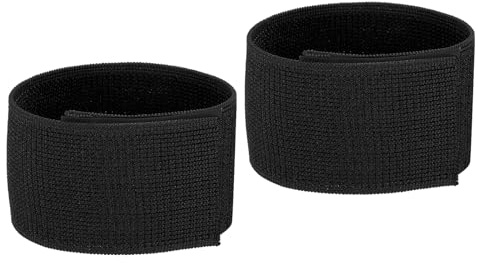 PATIKIL 2 Paquet Botte Bretelles avec Crochet et Boucle 12 Noir