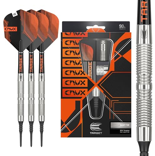 Target Darts Crux 11 19G 90% Wolfram Soft Tip Dart Satz