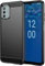 Folmecket Nokia G42 5G/G22 5G/G310 Hülle, Karbonfaser, Kratzfest, stoßdämpfend, weiche TPU-Gummi-Schutzhülle für Nokia G42 5G/G22 5G/G310 6,56 Zoll Schwarz