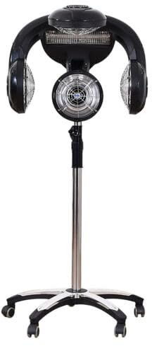 awolsrgiop Trockenhauben für Haare, 220V 1400W Haartrockner Haartrockenhaube Trockenhaube Salon Friseur Timer Haube Ständer / 137-164cm Höhe Einstellbar