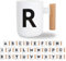 A-Z Tasse Personalisiert Initiale mit Namen, Namenstasse Personalisierte Geburtstagsgeschenk für Frauen, Monogramm Kaffee-Tasse & Tee-Becher, Weihnachten, Valentinstag, Buchstaben Kaffeetasse - R