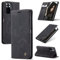 owlhold Handyhülle für Xiaomi Redmi Note 10 Pro/10 Pro MAX Hülle, Premium Lederhülle Weiches Vintage-Nubukleder Faltbare Ständer Klapphülle Schutzhülle für Redmi Note 10 Pro/10 Pro MAX -Schwarz