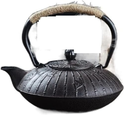 Borraccia sportiva 900ml Tè bollito Bollitore in ferro Teiera in ghisa Teiera in ghisa Kung Fu Tè salute Pentola in ferro ossidato non rivestito