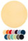 liebling Badteppich, 100% Polyester - Mikrofaser, Serie Santos, Ø 110 cm,1500 g/m², 30 Grad waschbar, Farbe: Sonne