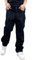 Jean tendance baggy imprimé pour homme, streetwear, pantalon de skateboard Y2K (taille L, noir)
