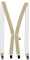 Zukunftsenkel Hosenträger 4 Starke Clips X-Form 2,5cm Breite Herren Damen Skihose Arbeitshose Verstellbar und Elastisch Fasnacht H-Form (Beige)