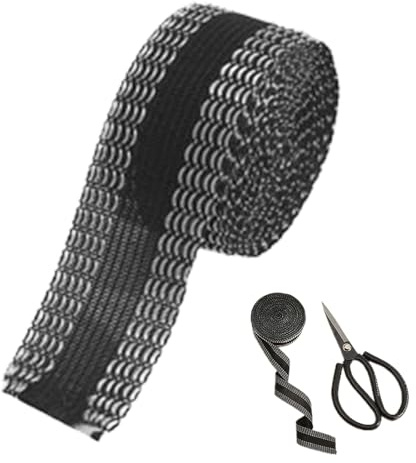 Saumband zum Aufbügeln Waschfest 10 M,Kleidung AufbüGeln Klebeband Saumband Einfach und bequem zu bedienen, Starke Haftkraft, für Hosen, Kleidung, Stoffe (Schwarz, 2,5cm Breit)