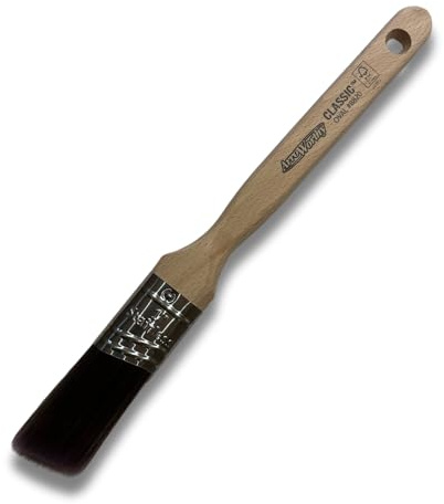 Arroworthy Classic Semi-Oval Angled Nylyn 1.0 Long Handle Paint Brush 8820-1