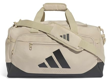 adidas Unisex Training Defender Duffle Bag Small Duffel_Bag, Khaki Three/Black, One Size