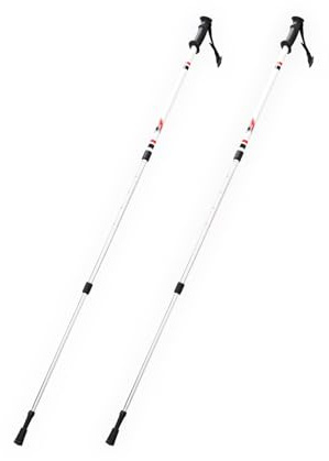 F2 Langlauf Ski Stöcke Vario Pole Tour Kids Verstellbar 60-100cm Weiss