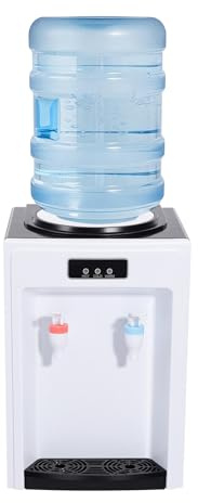 SICHENSH Dispensador de agua de pie, dispensador eléctrico de agua caliente, máquina de agua fría y caliente, máquina de beber de pie para el hogar, oficina, dormitorio, sala de estar
