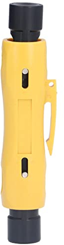 Koaxialkabel-Abisolierzange, präzise und angenehm zu halten, Doppelzweck, arbeitssparend, für RG59, RG11, RG7, RG6, 1 Stück