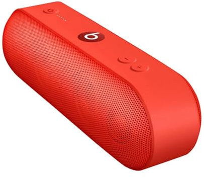 Enceinte portable Beats Pill+ sans fil - Bluetooth stéréo, 12 heures d'écoute, micro pour les appels téléphoniques - Rouge