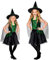 Widmann - Kinderkostüm Hexe, Kleid, Hexenhut, Magierin Faschingskostüme, Karneval, Halloween