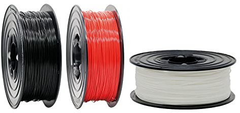 OWL-Filament Premium 3D PLA Filament 1kg 1,75mm Made in Germany (3kg / 3x 1kg Schwarz)