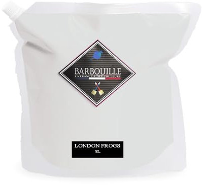 Peinture Acrylique Gris Chaud Clair London Frogs - Aspect Satin - Peinture Mur, Plafond, Boiserie & Balcon - Lessivable - Séchage En 30 min - COV A+ - Fabriquée En France - 5 L - BARBOUILLE