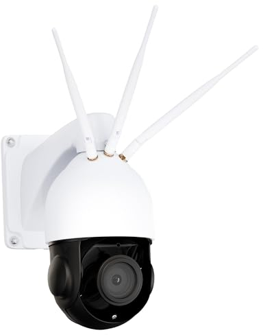 AP 5X Zoom PTZ WLAN Überwachungskamera Aussen P1070 - Kamera Überwachung Outdoor Aussenkamera kabellos außen Security Sicherheitskamera mit Aufzeichnung Außenkamera mit Bewegungsmelder Dome
