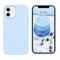 DOMAVER Case for iPhone 12 Silicone Case, iPhone 12 Pro Phone Case Rubber Shockproof Soft Gel Microfiber Lining Full Body Protection Phone Cases for iPhone 12/iPhone 12 Pro 2021 6.1 Blue