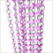 5x 1M Türvorhang Kristall Perlen Girlande Acryl Deko Perlenband Fadenvorhang Perlenvorhang Hängende Partei Dekor Ornament Anhänger für DIY Hochzeit Dekor Vorhang Lampe Garten Party Weihnachten,Lila