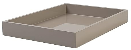 Gift Company Tablett Spa M, rechteckig, Serviertablett, Dekotablett, MDF, Sandstone, 40 x 29 cm, 77869