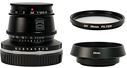 TTArtisan Marco APS-C de 35 mm F1.4 APS-C, lente de gran apertura para Canon R, EOS R, RP, R5, R6, R7, color negro