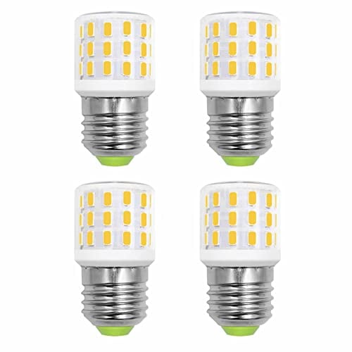 TRIJZHOU E27 LED Glühbirne 4W Ersetzt 40w 50w Halogenlampen Maiskolben Warmweiß 3000K 625Lumen Maislicht 100-265V Bädern Wohnzimmer Maisknolle Lampe 4er Pack [MEHRWEG]