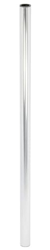 WAGNER Möbelbein/Tischbein/Möbelfuß/Systemrohr TENO - Ø 30 x 718 mm, individuell mit TENO System und QuickClick kombinierbar, Stahl verchromt, Tragkraft 50 kg - 12157201