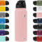 Fanhaw 600 ml Insulated Stainless Steel Water Bottle with 1 Lid (Chug Lid) - For Kids, Women, Men | Leak & Sweat Proof with Anti-Dust Lid (Pink)