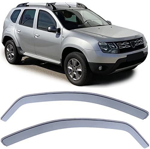 Windabweiser Regenabweiser Windschutz Schwarz Smoke für Dacia Duster SD 10-18