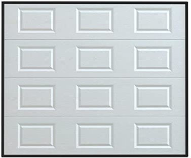 Vente-unique-Puerta de garaje seccional blanco motorizada - CAOPAS