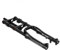 TISORT Forcelle Ammortizzate for Bici 20 * 4.0 Forcella Anteriore Fat Bike Downhill MTB Forcella Pneumatica Doppia Spalla Corsa 120mm(Schwarz)