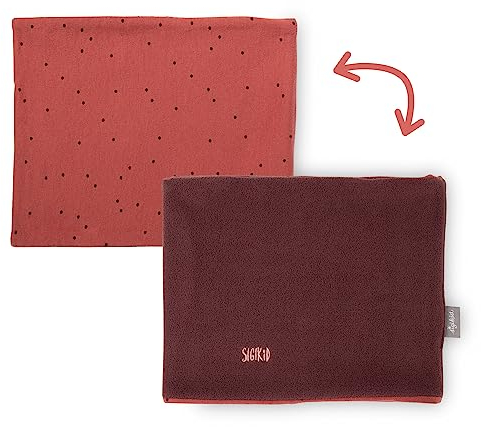 sigikid Mädchen Mini Wendeschal Autumn Forest Wendeloopschal, rot, OneSize