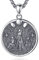 INFUSEU Triple Moon Goddess kette, 925 Sterling Silber Wiccan Anhänger Göttin Symbol Pagan Wiccan Magic Amulet Schmuck für Frauen Mädchen Männer