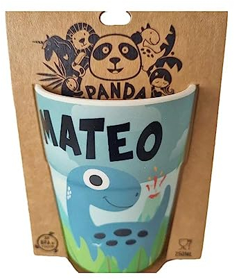 PLUS HOME Vaso o taza Con Nombre Personalizado o animal.Mateo