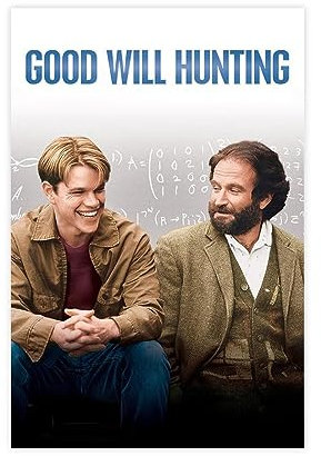 ZOLULA Filmposter Good Will Hunting, Leinwand-Poster, Wandkunst, Dekor, Bild, Gemälde für Wohnzimmer, Schlafzimmer, Dekoration, ungerahmt, 40 x 60 cm
