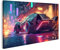 islandburner Prime Bild auf Leinwand Futuristisches Auto Cyber City Sport Cyberpunk Auto Futuristisches AUT Bilder Wandbilder Poster