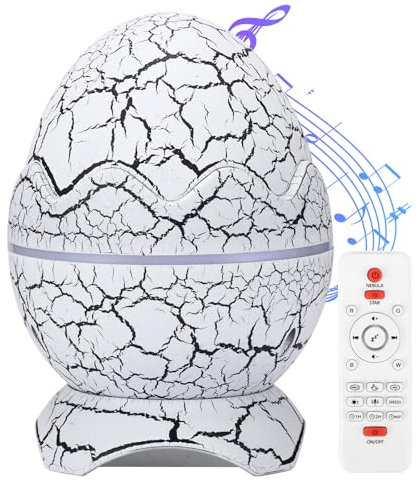 Proiettore Galaxy, proiettore Bluetooth Star, 19 proiettori spaziali dimmerabili con rumore bianco, proiettore Aurora remoto, decorazioni per camera da letto, illuminazione d'atmosfera, proiettore di