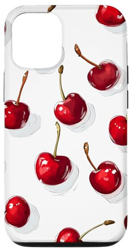 iPhone 12/12 Pro Cherry Fruit Pattern Case