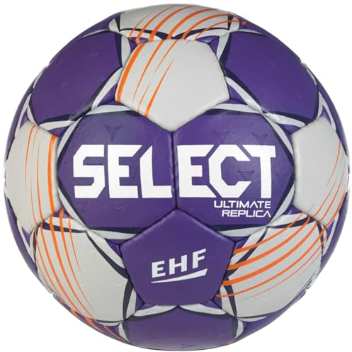 Select Ultimate Replica V24 EHF Handball 220037, Unisex, Handball, Purple/Grey, 3 EU