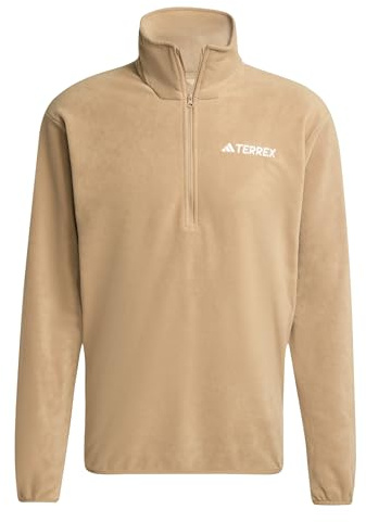 Adidas Men's Terrex Multi Essentials Half Zip Fleece Jacket, Cardboard, XL