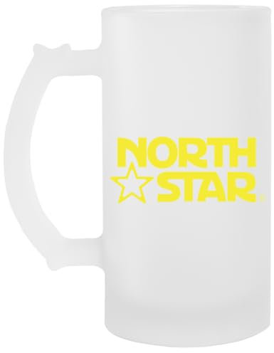 Jinbetee North Star Transparenter Bierglas-Trinkbecher Mit Griff