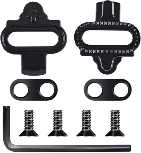 Premium SPD Cleats für Radschuhe, Kompatibel mit Shimano SPD Cleats, Anti-Rutsch, High-Performance Pedal Cleats für Mountainbikes, Langlebig