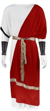 GOLDSTITCH Halloween-Kostüm Roman Toga für Erwachsene, Cosplay