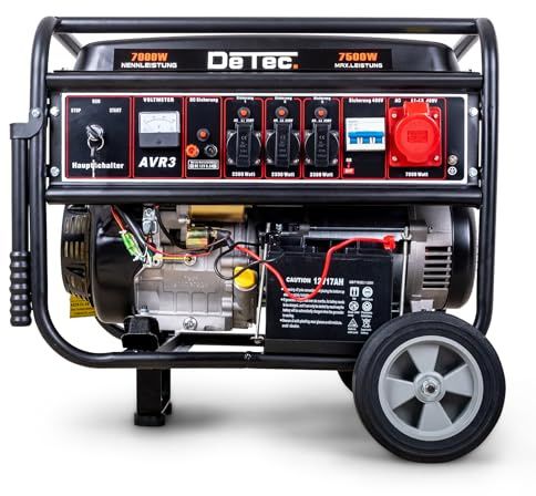 Stromerzeuger 7kW Stromgenerator 230V/400V Starkstrom Stromaggregat Notstrom 18PS Generator