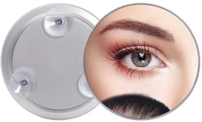 INF 30x Vergrößerungs-Make-up-Spiegel - Weiß, Tragbares Saugnapf-Design
