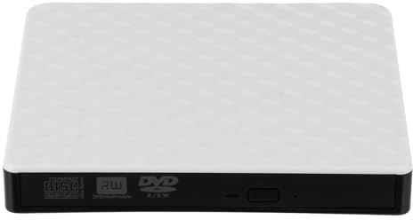 Yardwe USB Dvd Writer Esterno Lettore Dvd CD Portatile per Notebook Slot per Cavo Design Elegante Diamante Compatibile con USB
