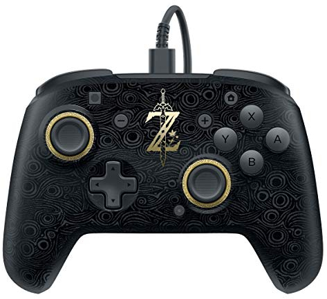 PDP - Mando con cable Face Off Deluxe Pro Licenciado Zelda (Nintendo Switch)