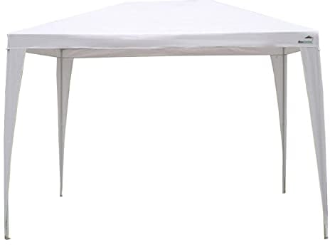 MaxxGarden Gazebo - Carpa de Fiesta - Cenador de jardín - Tienda de Fiesta - Plegable Cenador - 3x3m - Carpa Pop up - para Usar como cenador o caseta de jardín - Blanco