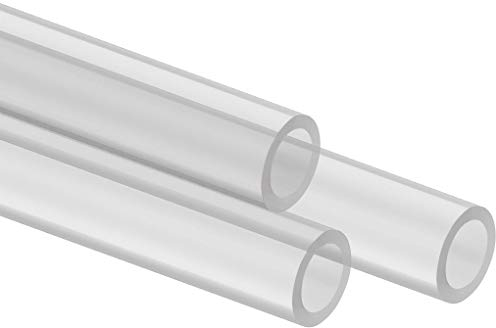 Corsair Hydro X-Serie, XT Hardline-Satin-Schlauch, 14 mm (geradliniger PMMA-Schlauch, robuste Konstruktion, leicht zuzuschneiden), seidenmatt, transparent